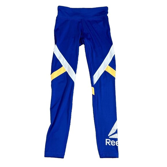 Reebok Blue and Yellow Track Pants - Picture 2 of 12